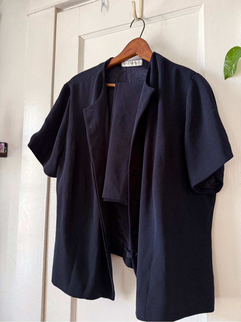 Jones New York Black Open Short-Sleeve Blazer and skirt size PW16 - Picture 2 of 12